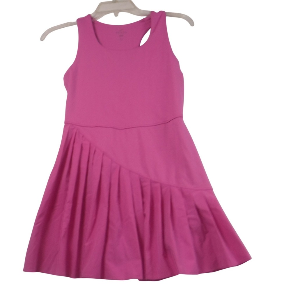 Freely Pink Athletic Dress Junior's Large Racerback Pleated Tennis Skort
